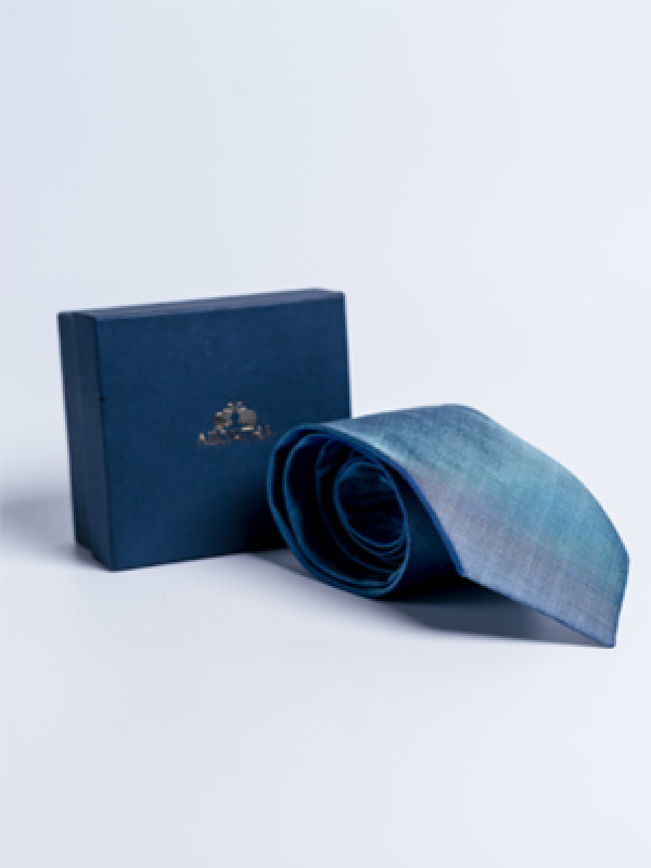 Aikyatha Blue-Purple Silk Ties