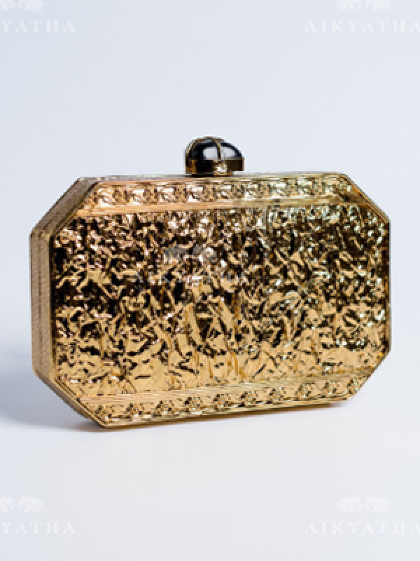 Aikyatha Gold Stone Clutch - 0033N600190162