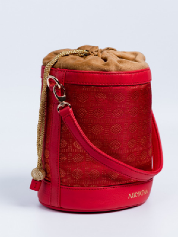 Aikyatha Red Kanjivaram Potli - 033N600191003
