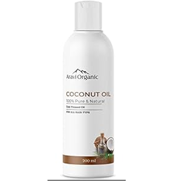 Aravi Organic 100% Pure & Natural Extra Virgin Cold Pressed Coconut Oil