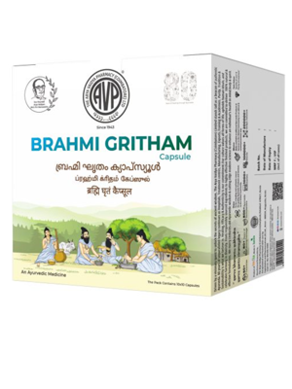 AVP Brahmi Gritham Soft Gel Capsule