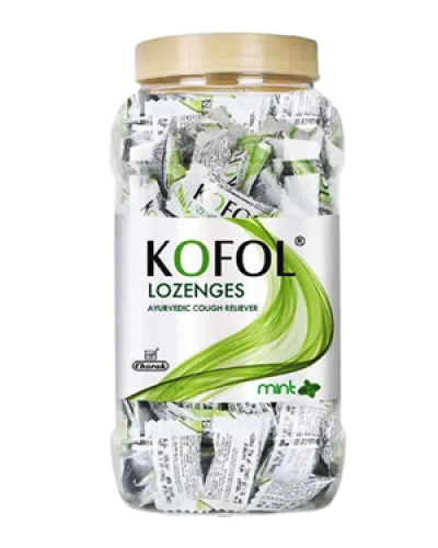 Charak Kofol Lozenges (Jar) Mint