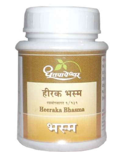 Dhootapapeshwar Heeraka Bhasma