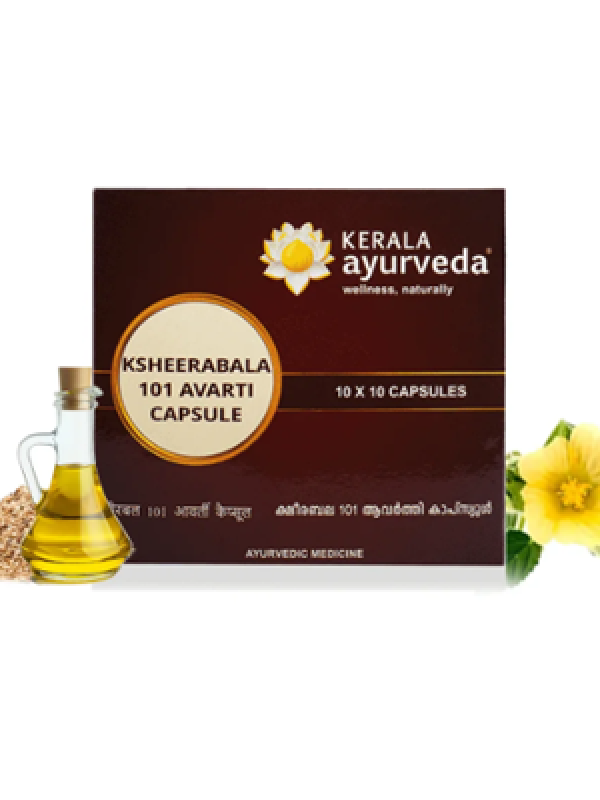 Kerala Ayurveda Ksheerabala 101 Avarti Soft Gel Capsule