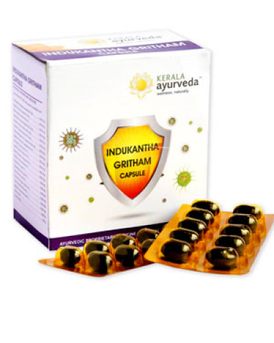 ﻿Kerala Ayurveda Indukantham Gritham Capsule