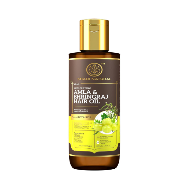 Khadi Natural Amla & Bhringraj Hair Oil |