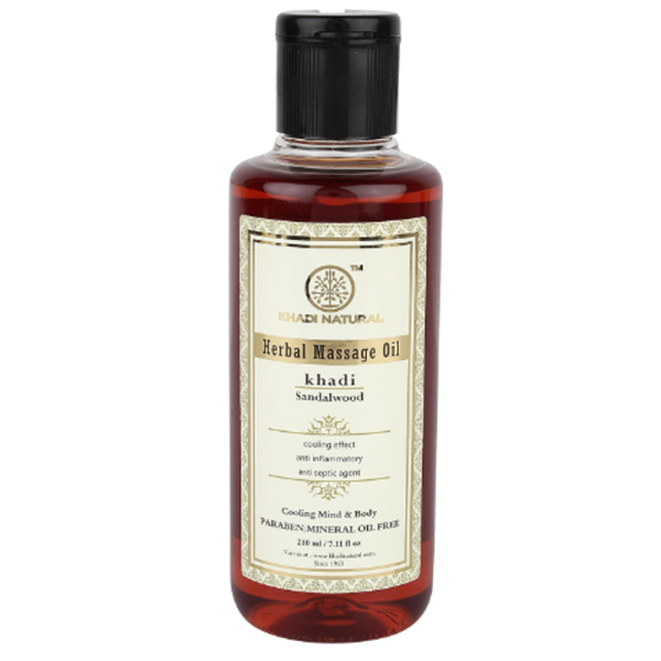 Khadi Natural Ayurvedic Sandalwood Massage Oil