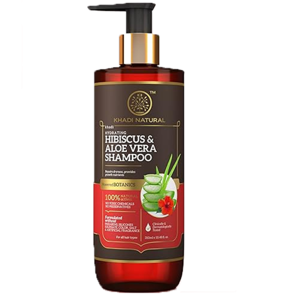 KHADI NATURAL HIBISCUS & ALOEVERA SHAMPOO