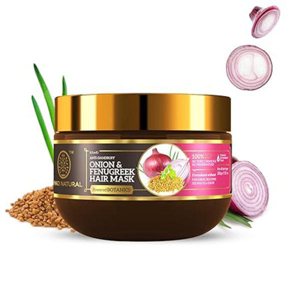 KHADI NATURAL Onion & Fenugreek Hair Mask