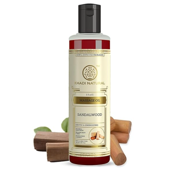 Khadi Natural Sandalwood Massage Oil