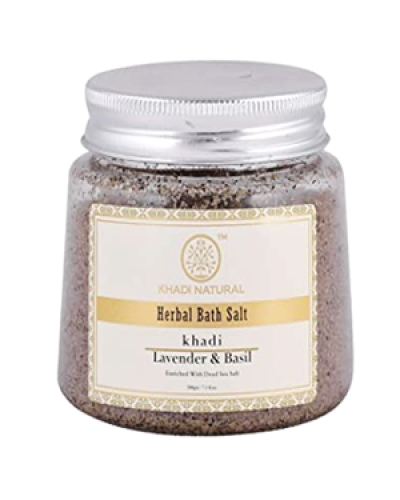 Khadi Naturals Ayurvedic Lavender & Basil Bath Salt