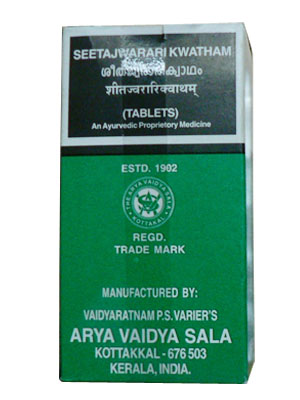 Kottakkal Sitajvarari Kwatham Tablets