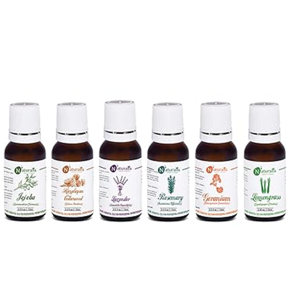 Naturalis Hair Care (Jojoba Oil, Cedarwood Oil, Lavender Oil, Rosemary Oil, Geranium Oil, Lemongrass Oil)