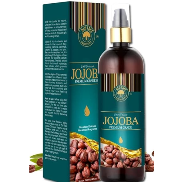 Old Tree Pure and Natural Jojoba Oil for Skin