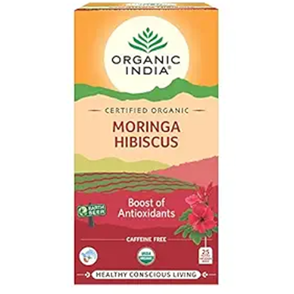 Organic India Moringa Hibiscus
