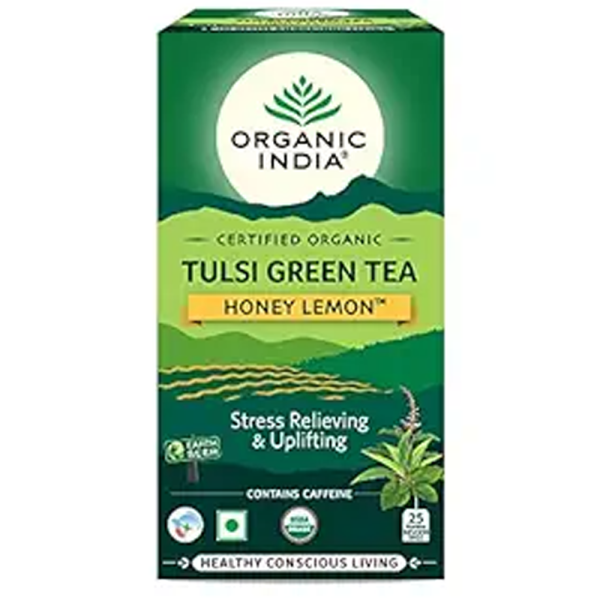 Organic India Tulsi Green Tea Honey Lemon