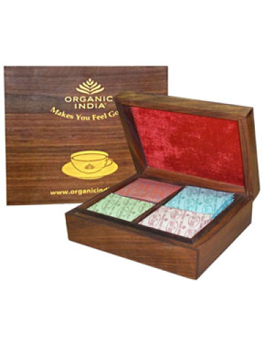 Organic India Wooden Box Small