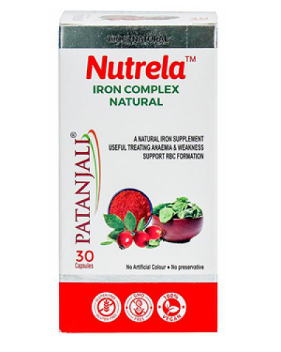 Patanjali Nutrela Iron Complex Capsules