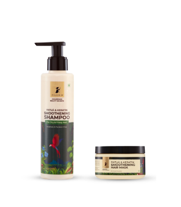 Pilgrim Advanced Patuá & Keratin Smoothing Shampoo And Hair Mask, 2
