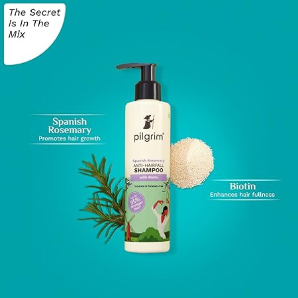 Pilgrim Spanish Rosemary & Biotin Anti Hairfall Shampoo