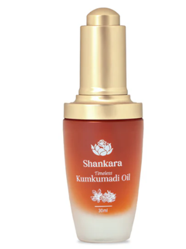 Shankara Ayurvedic Kumkumadi Oil (Tailam) with Saffron & Red Sandalwood | Elixir for Glowing Skin with Pure Essential Oils | Natural Radiance & Youthful Complexion | All Skin Types | 18ml