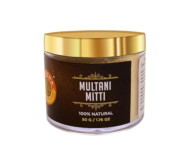 Shesha Naturals 100% Natural Multiani Mitti – Facial Ubtan Powder