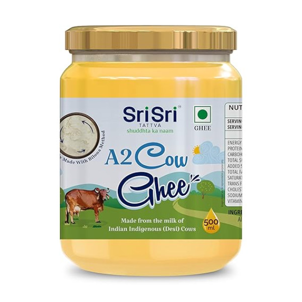 Sri Sri Tattva Organic A2 Desi Ghee 500 ml