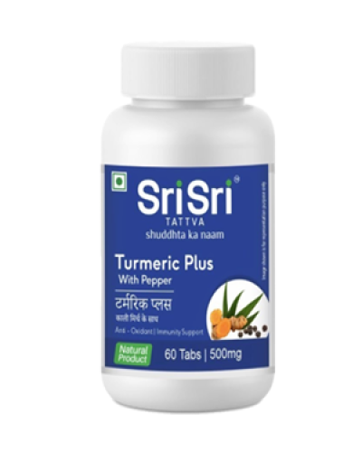 Sri Sri Tattva Turmeric Plus - With Pepper Tablets