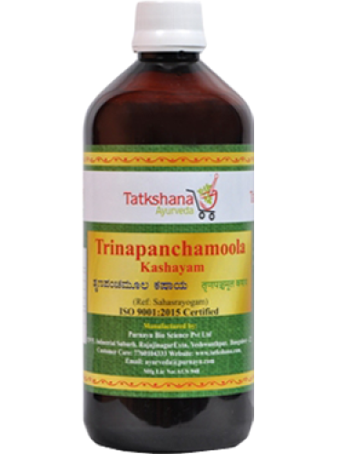 Tatkshana Trinapanchamoola Kashayam