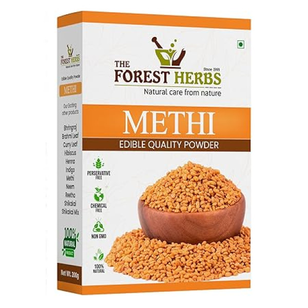 The Forest Herbs Natural Care From Nature 100% Pure Fenugreek Methi Powder