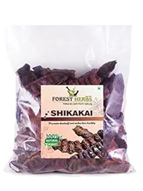 The Forest Herbs Natural Care From Nature Organic Whole Dried Sabut Shikakai, Acacia Concinna RAW Form (500GMS)