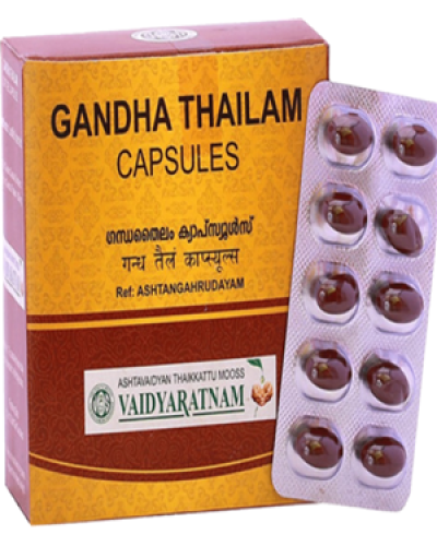Vaidyaratnam Gandha Taila Softgel Capsules
