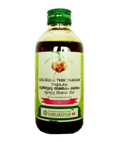 Vaidyaratnam Gulguluthikthakam Thailam ( Nimbamruthadi Thailam)