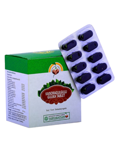 Vaidyaratnam Kaisoraguggulu Gulika Tablets