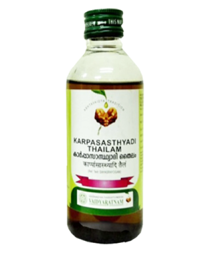 Vaidyaratnam Karpasasthyadi Thailam