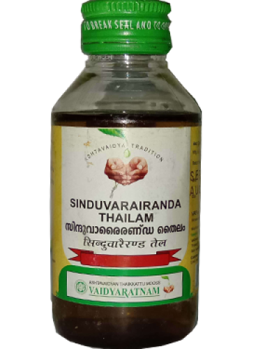 Vaidyaratnam Sinduvarairanda Thailam