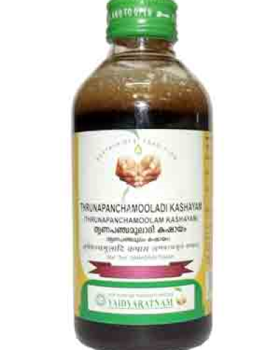 Vaidyaratnam Thrunapanchamooladi Kashayam