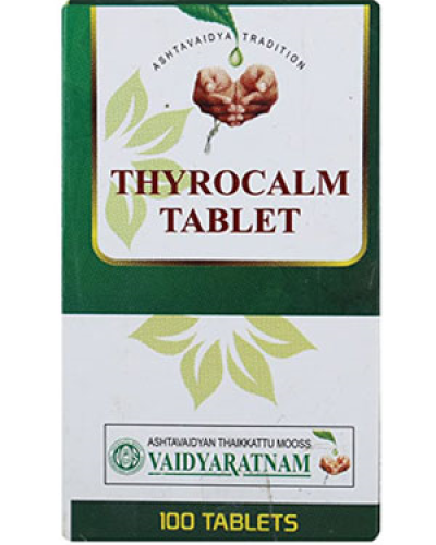 Vaidyaratnam Thyrocalm Tablet