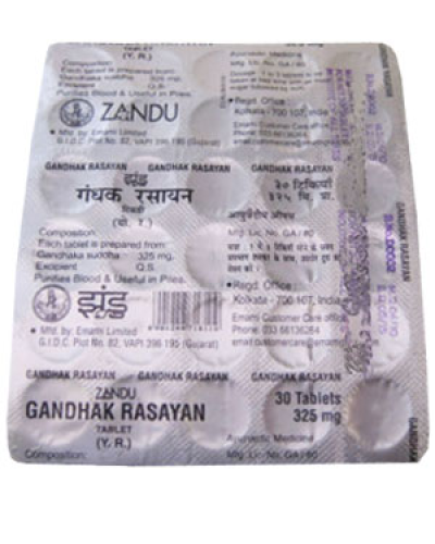 Zandu Gandhak Rasayan Tablets
