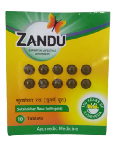 Zandu Sutshekhar Rasa (Gold)