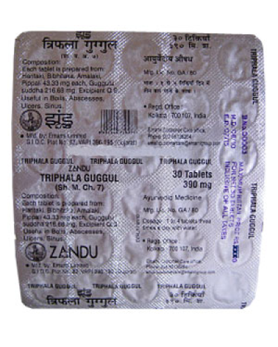 Zandu Triphala Guggulu Guti