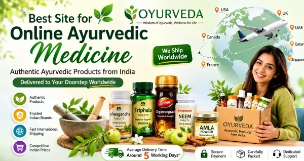 Best Site for Online Ayurvedic Medicine – Authentic Products Delivered Worldwide