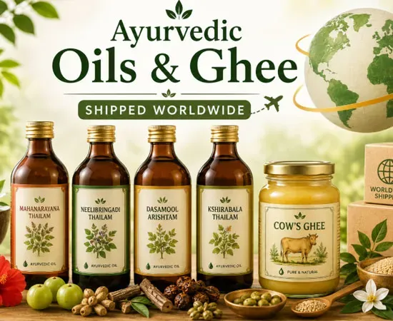 Best Online Store for Authentic Ayurvedic Oils & Ghee Shipped Worldwide