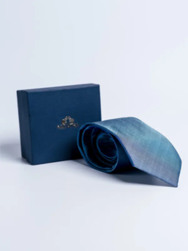 Aikyatha Blue-Purple Silk Ties