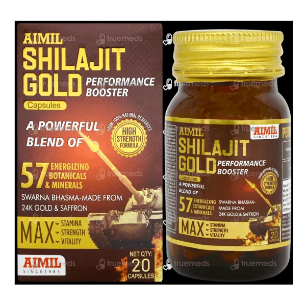 Aimil Shilajit Gold Capsules