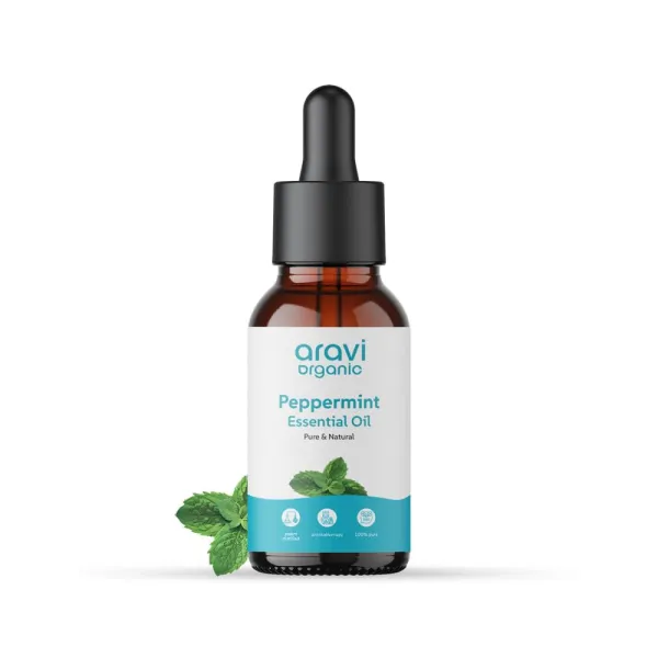 Aravi Organic Peppermint Essential Oil