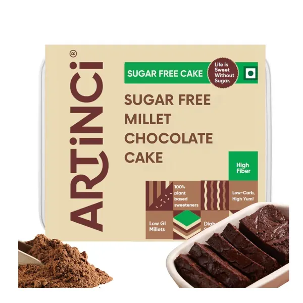 Artinci Eggless Sugar Free Chocolate Cake