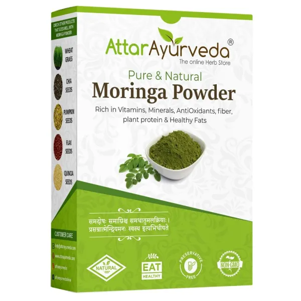 Attar Ayurveda Moringa Leaf Powder (200g)