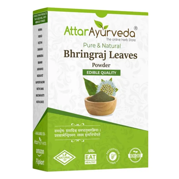 Attar Ayurveda Natural Bhringraj Powder 100 gm