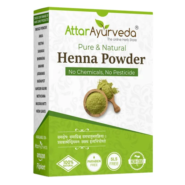 Attar Ayurveda Natural Henna powder 200 gm